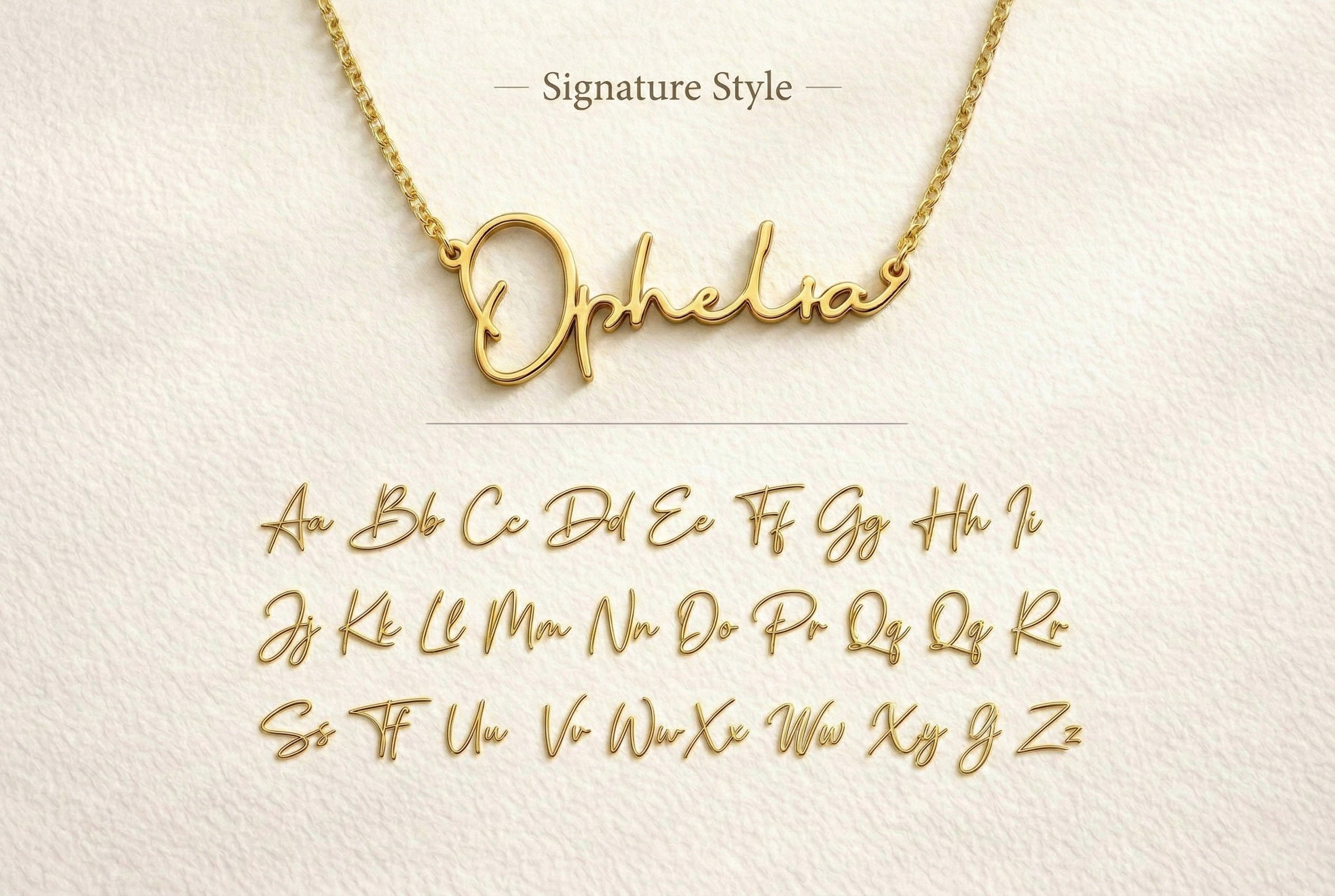 Signature Name Necklace